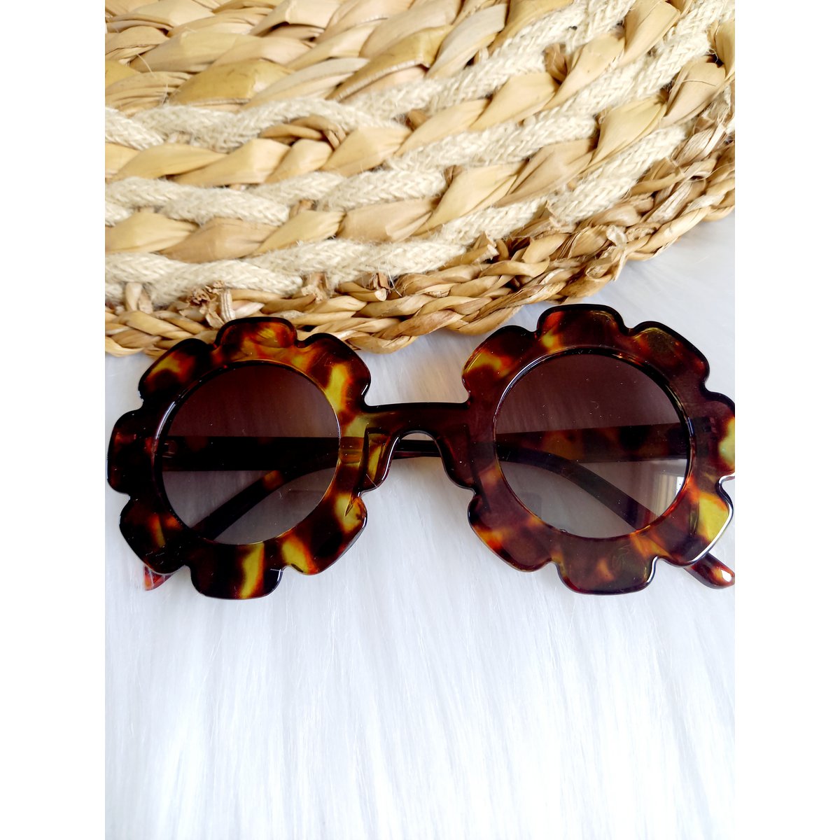 Zonnebril kids Bloem leopard | Kinderzonnebril