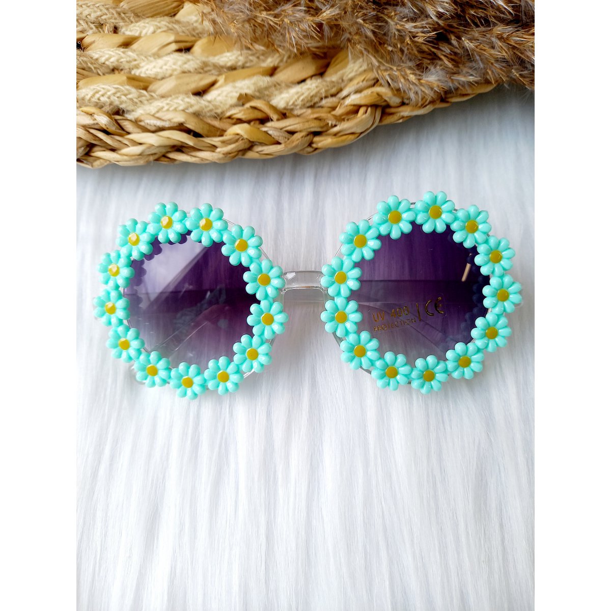 Kinderzonnebril Madelief Mint | zonnebril