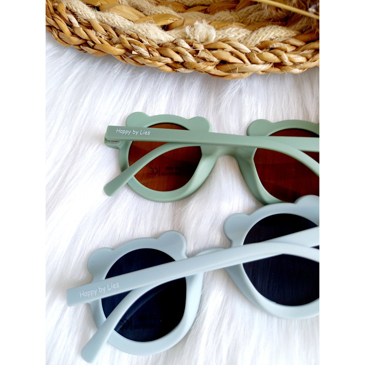 Zonnebril kids Beer blauw | Kinderzonnebril