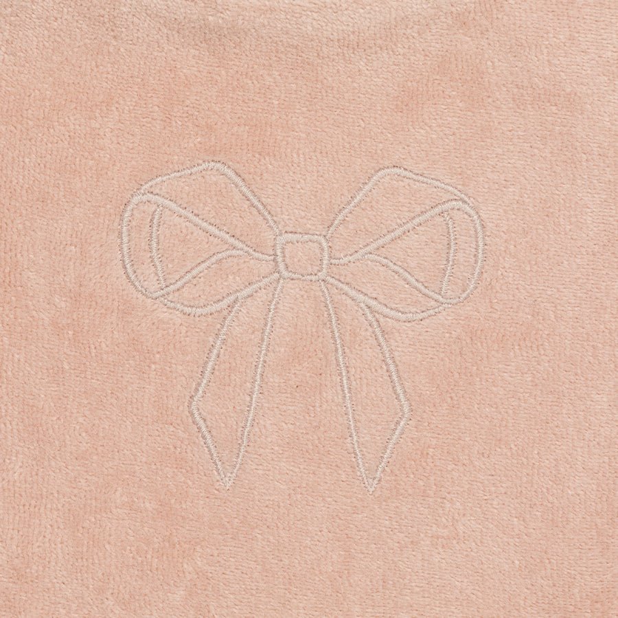 F&D Velours babypyjama | Sepia-roos