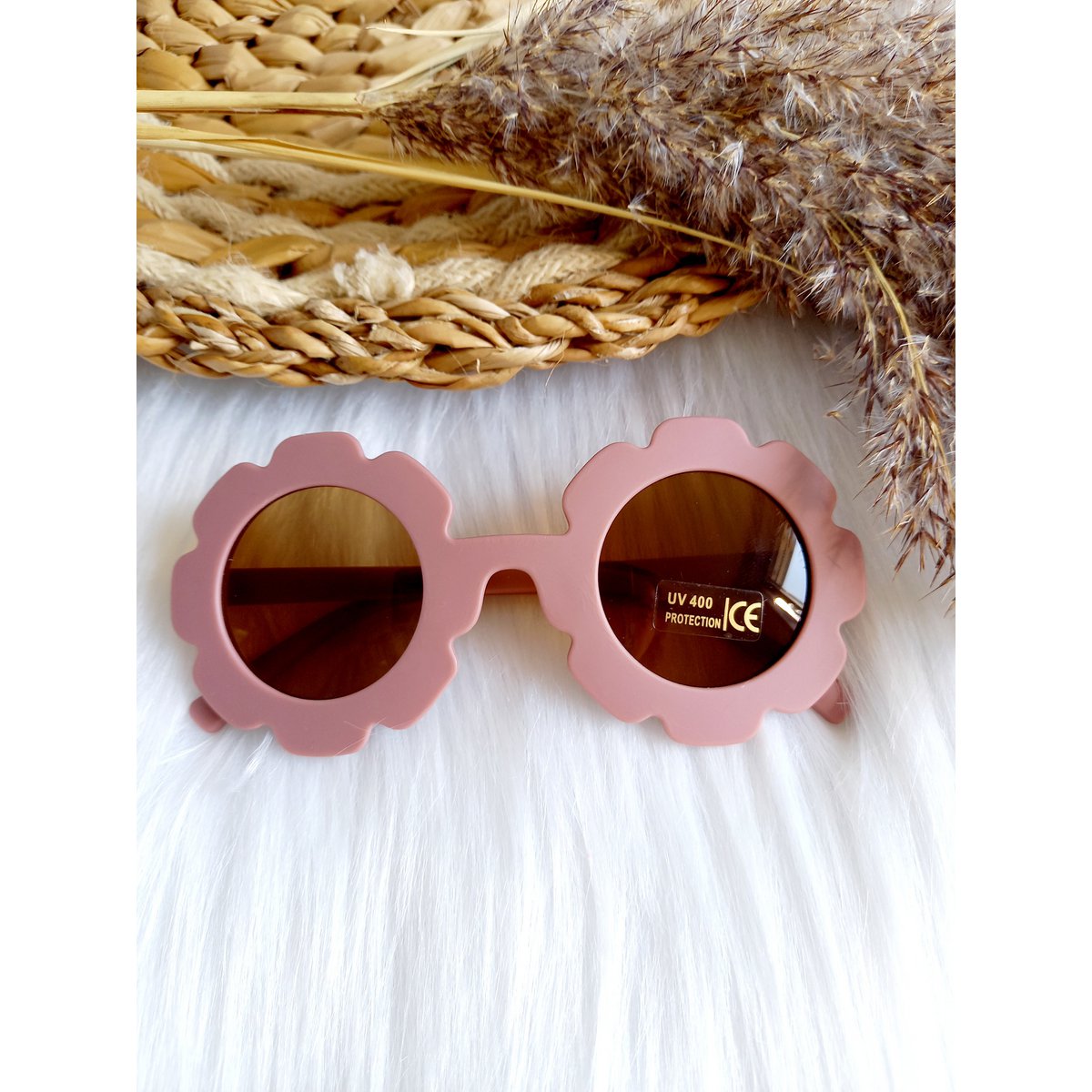 Zonnebril kids Bloem blush | Kinderzonnebril