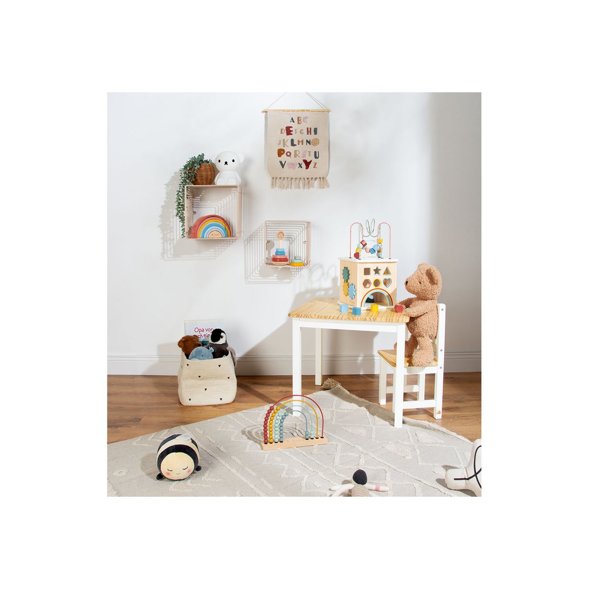 Pinolino Houten Regenboog “Ruby” – 8-delige Stapelset | FSC®-gecertificeerd