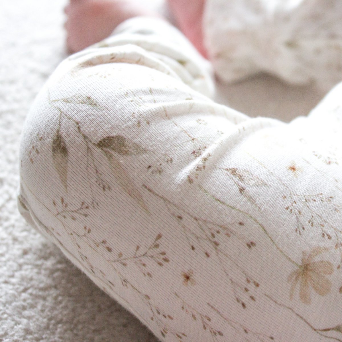 Newborn broekje nature floral