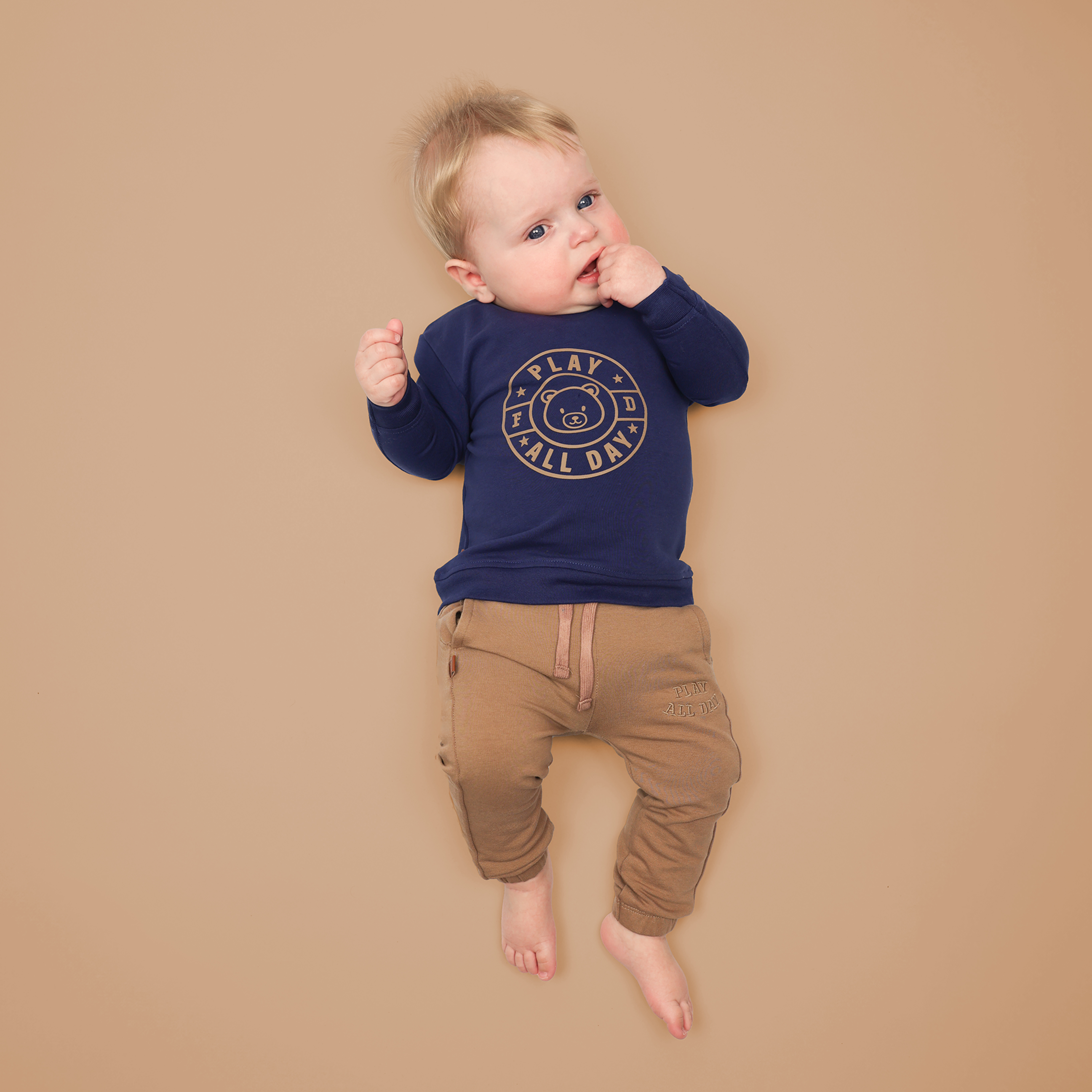 Baby Sweater Emblem | Patriot blauw