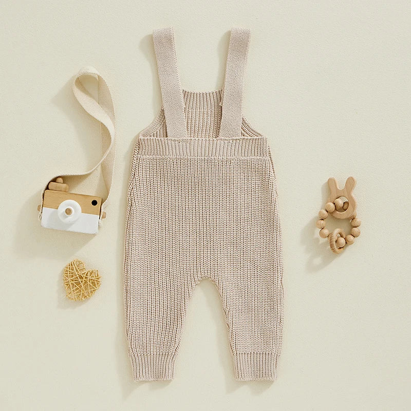 Gebreide Baby Jumpsuit met Zakje