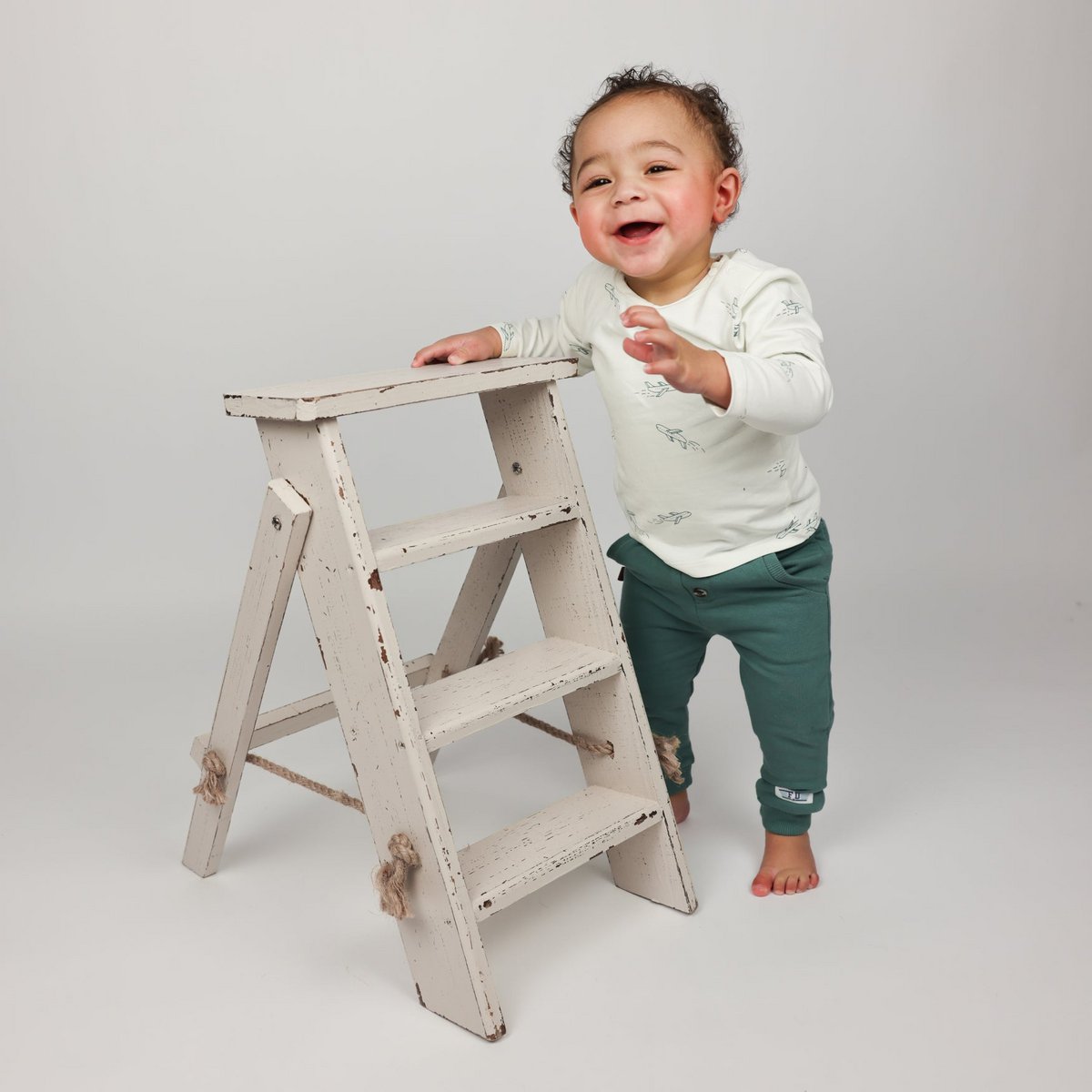 Pilot Club Baby Shirt Airplane | Wit alyssum