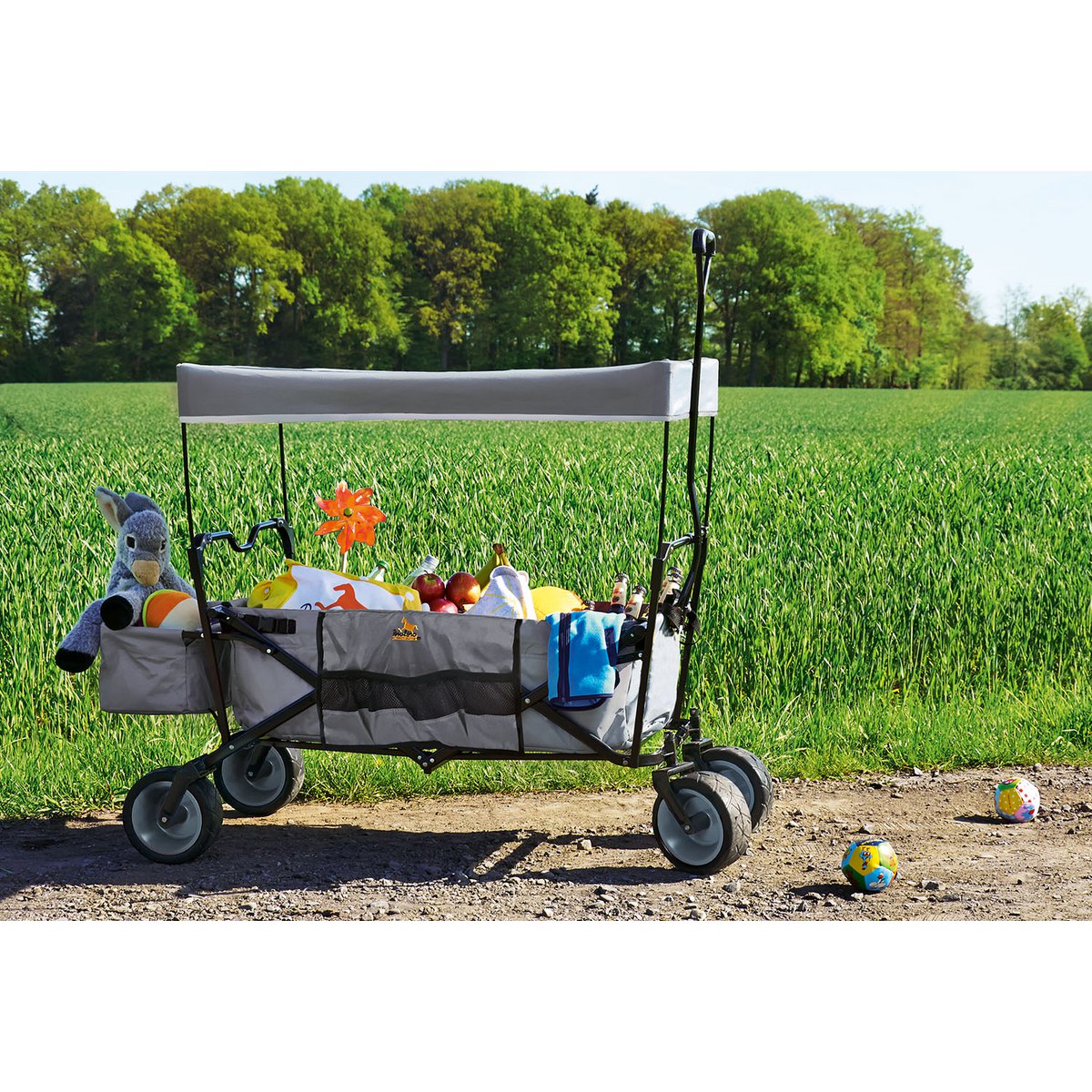 Opvouwbare Bolderkar met Luifel & Draagtas
