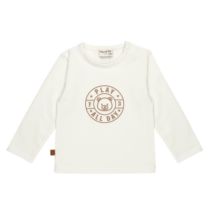 Kinder shirt embleem | Wit alyssum