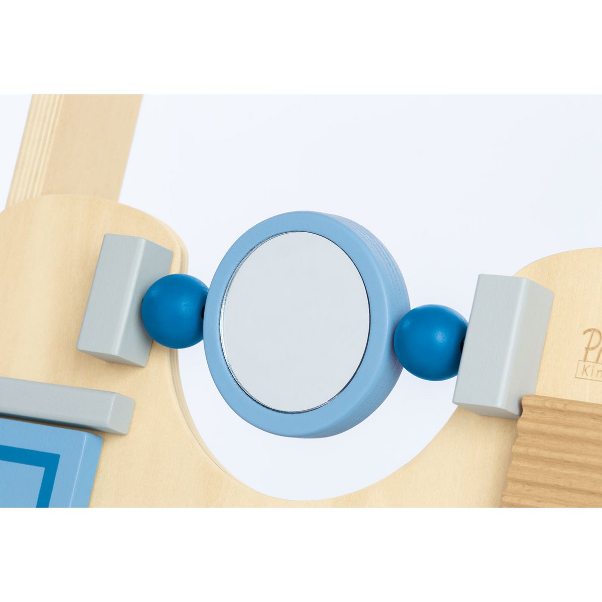Pinolino Activity Walker “Titus” – Blauw | Houten Loopwagen met Remsysteem & Speelfuncties