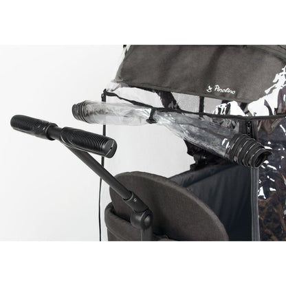 Regenhoes voor Pinolino Vouwhandkar “Cruiser” – PVC, Winddicht met Ventilatie