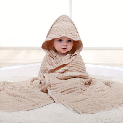 Babydoek met Capuchon – 100% Katoen, Extra Zacht & Ademend