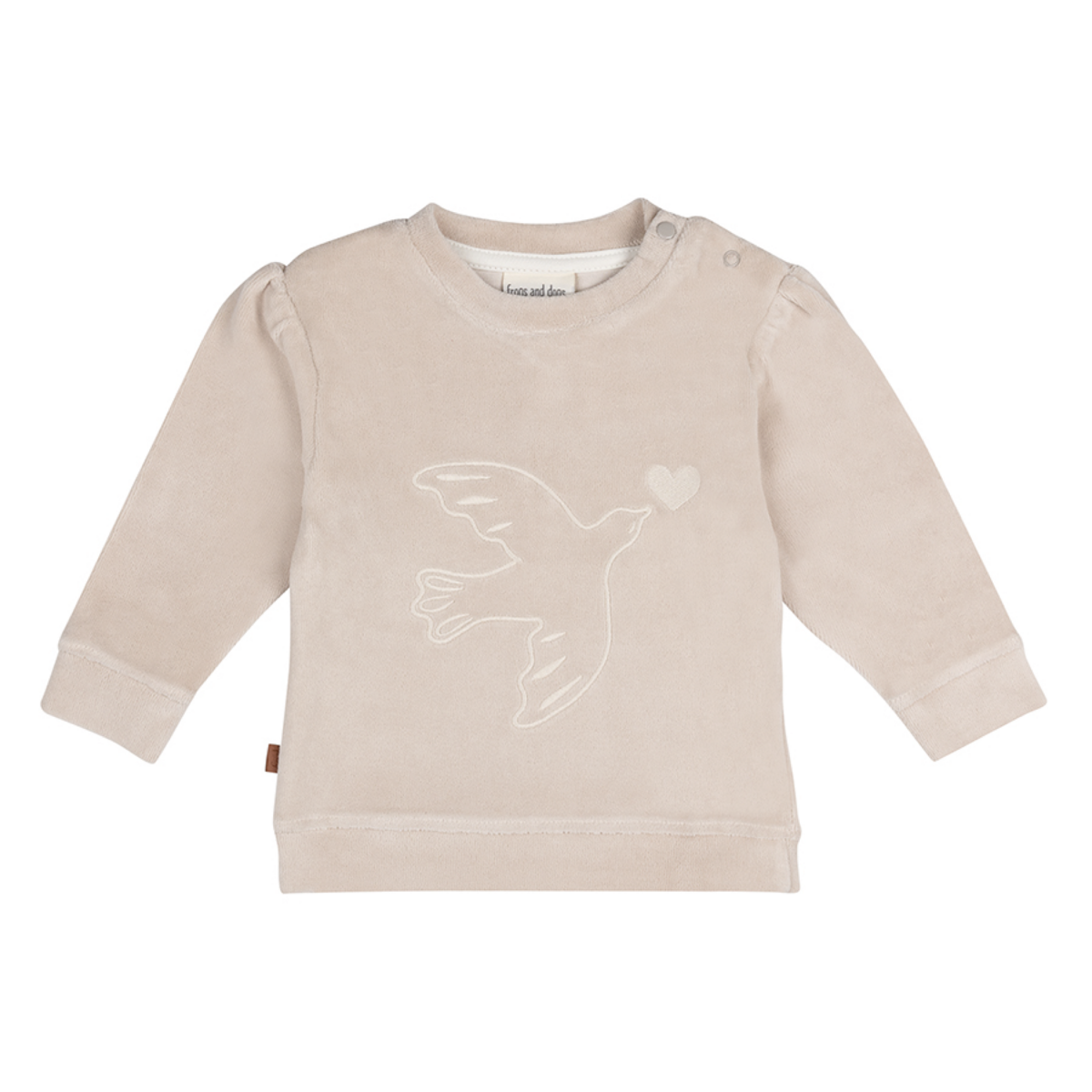 Kids Velvet Sweater | Zilvergrijs