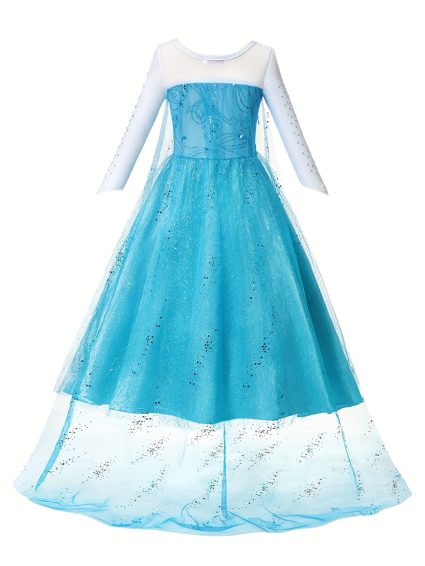 Prinsessenjurk met Cape – gaas & Kralendetails