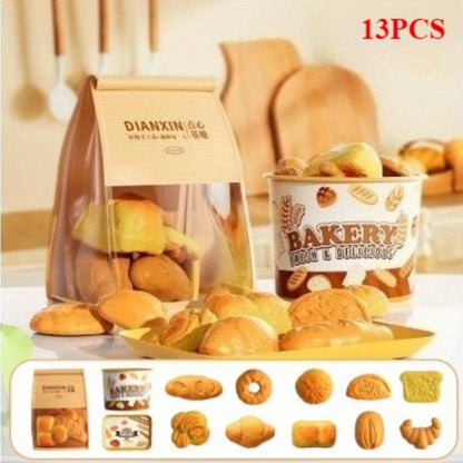 Realistische brood Speelset – 11/12/13 stuks | Duurzaam, Makkelijk Schoon te Maken