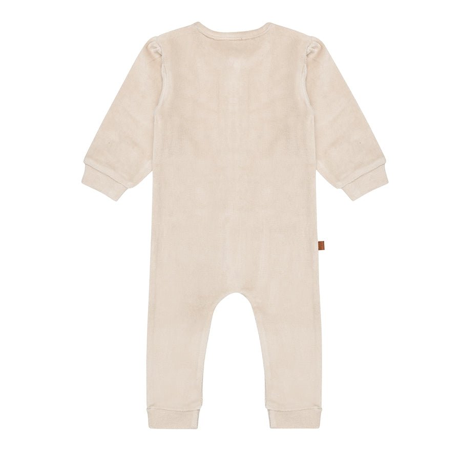 Baby Velvet onesie | Zilvergrijs
