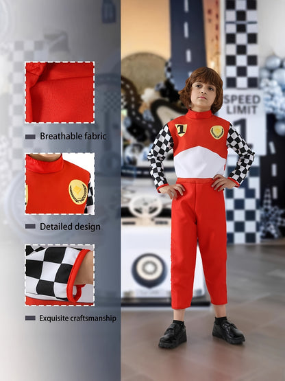 Tweedelige Racepak Set voor Jongens