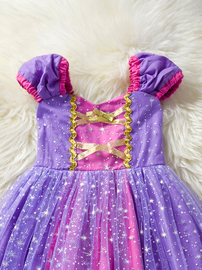 Paarse Prinsessenjurk voor Meisjes – Sprookjesachtig & Elegant