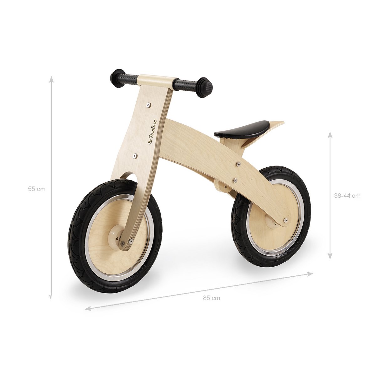 Pinolino Balansfiets “Lino” – Houten Loopfiets met Verstelbaar Zadel | 2–5 jaar