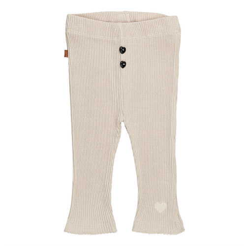 Baby Rib Legging | Zilvergrijs
