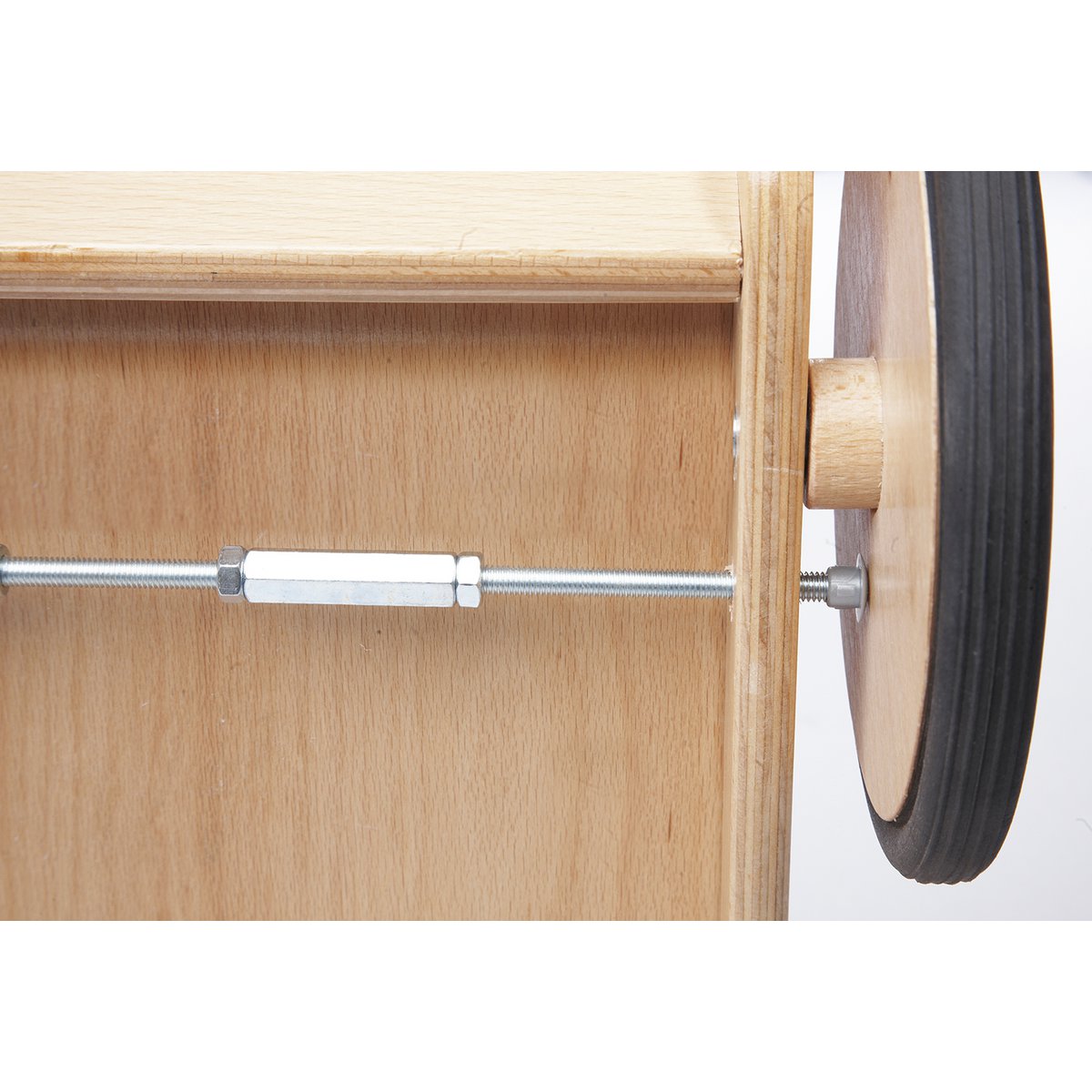 Pinolino Baby Walker “Uli” – Houten Loopwagen met Remsysteem | Wit