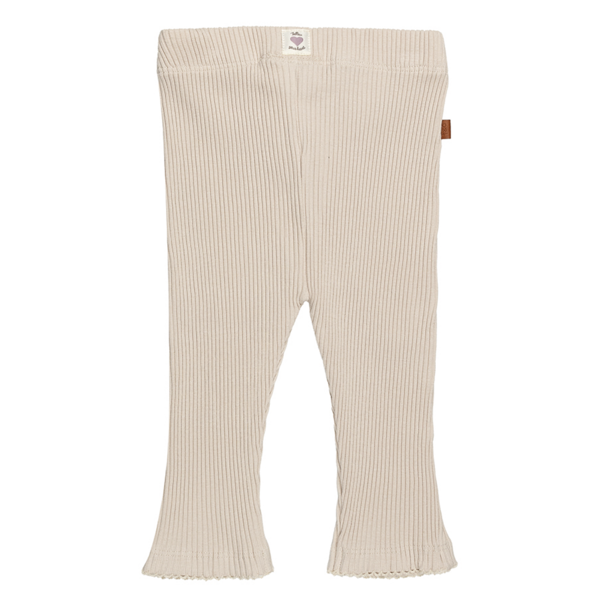 Baby Rib Legging | Zilvergrijs