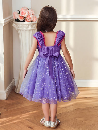 Paarse Prinsessenjurk voor Meisjes – Sprookjesachtig & Elegant