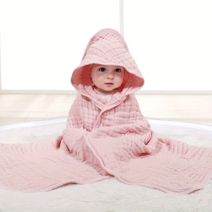 Babydoek met Capuchon – 100% Katoen, Extra Zacht & Ademend