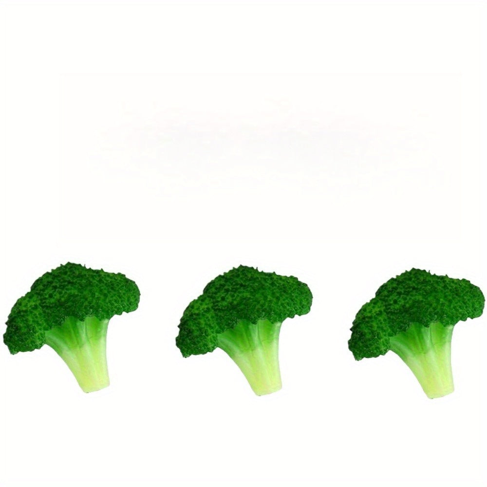 Set van 3 Broccoli Modellen – Realistische Nepgroenten