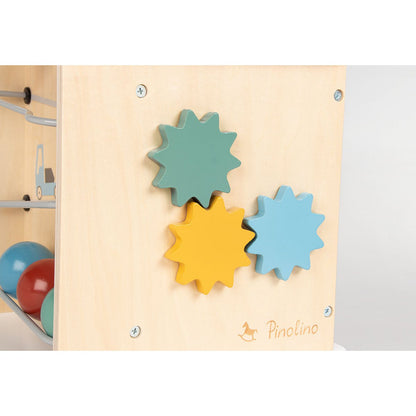 Pinolino Motoriek Kubus “Sanna” – 10-delig Houten Activiteitenblok | FSC®-gecertificeerd