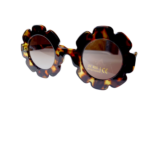 Zonnebril kids Bloem leopard | Kinderzonnebril