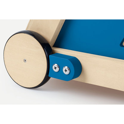 Pinolino Activity Walker “Titus” – Blauw | Houten Loopwagen met Remsysteem & Speelfuncties