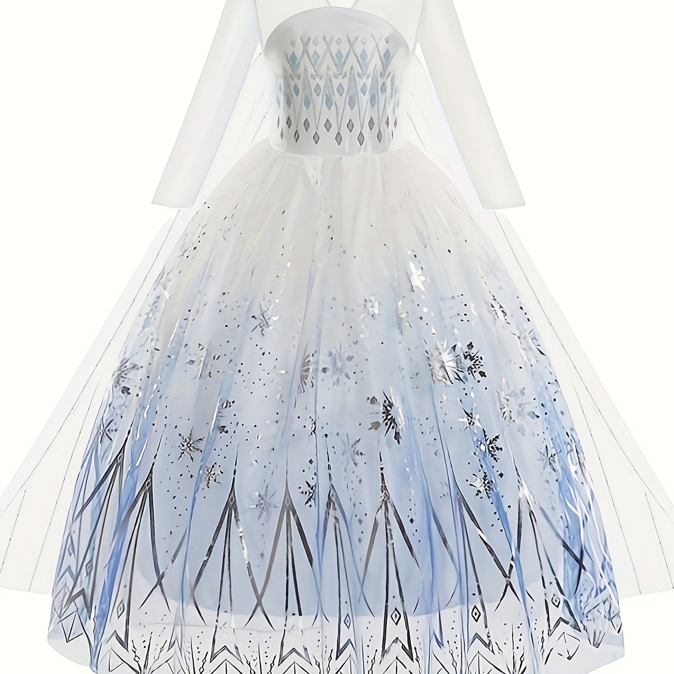 Witte Sneeuwprinses Jurk – Magisch & Elegant