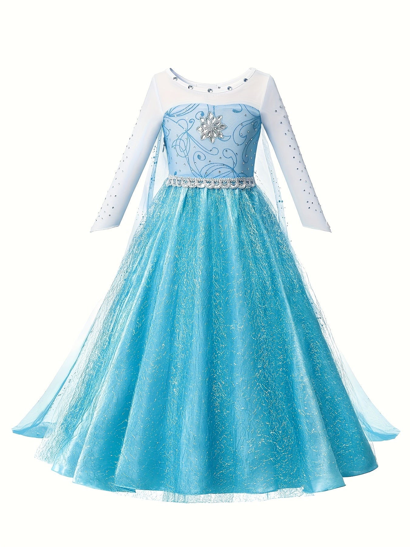 Prinsessenjurk met Cape – gaas & Kralendetails