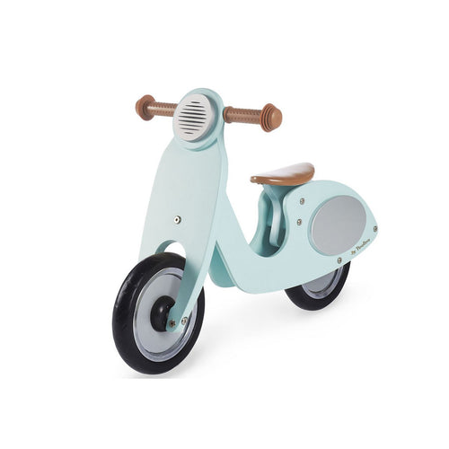 Loopfiets “Wanda” – Massief Berkenhout, Mint/Zilver | Pinolino®