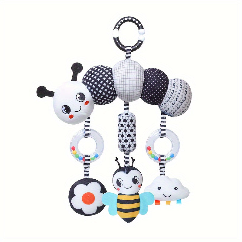 Zwart-Witte Baby Hangspeelgoed  , Kinderwagen & Bedhanger (0+ Maanden)