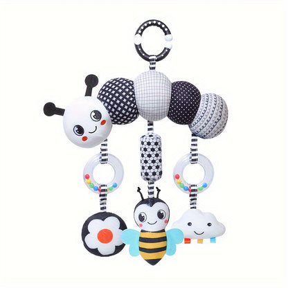 Zwart-Witte Baby Hangspeelgoed  , Kinderwagen & Bedhanger (0+ Maanden)