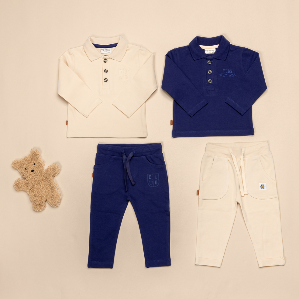 Babybroek| Rookgrijs