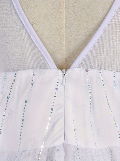 Witte Sneeuwprinses Jurk – Magisch & Elegant