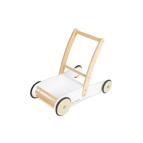 Pinolino Baby Walker “Uli” – Houten Loopwagen met Remsysteem | Wit
