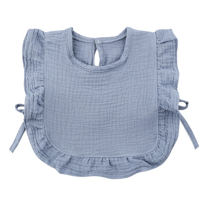 Baby Slabbetje – Katoen, Crêpe, Met Ruffles | Absorberend & Stijlvol