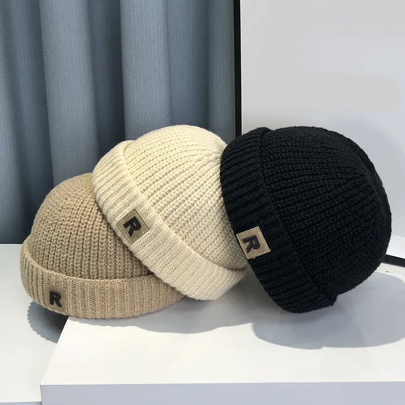 Gebreide kinder muts ‘BOSTON’ – Warme Vintage Wintermuts