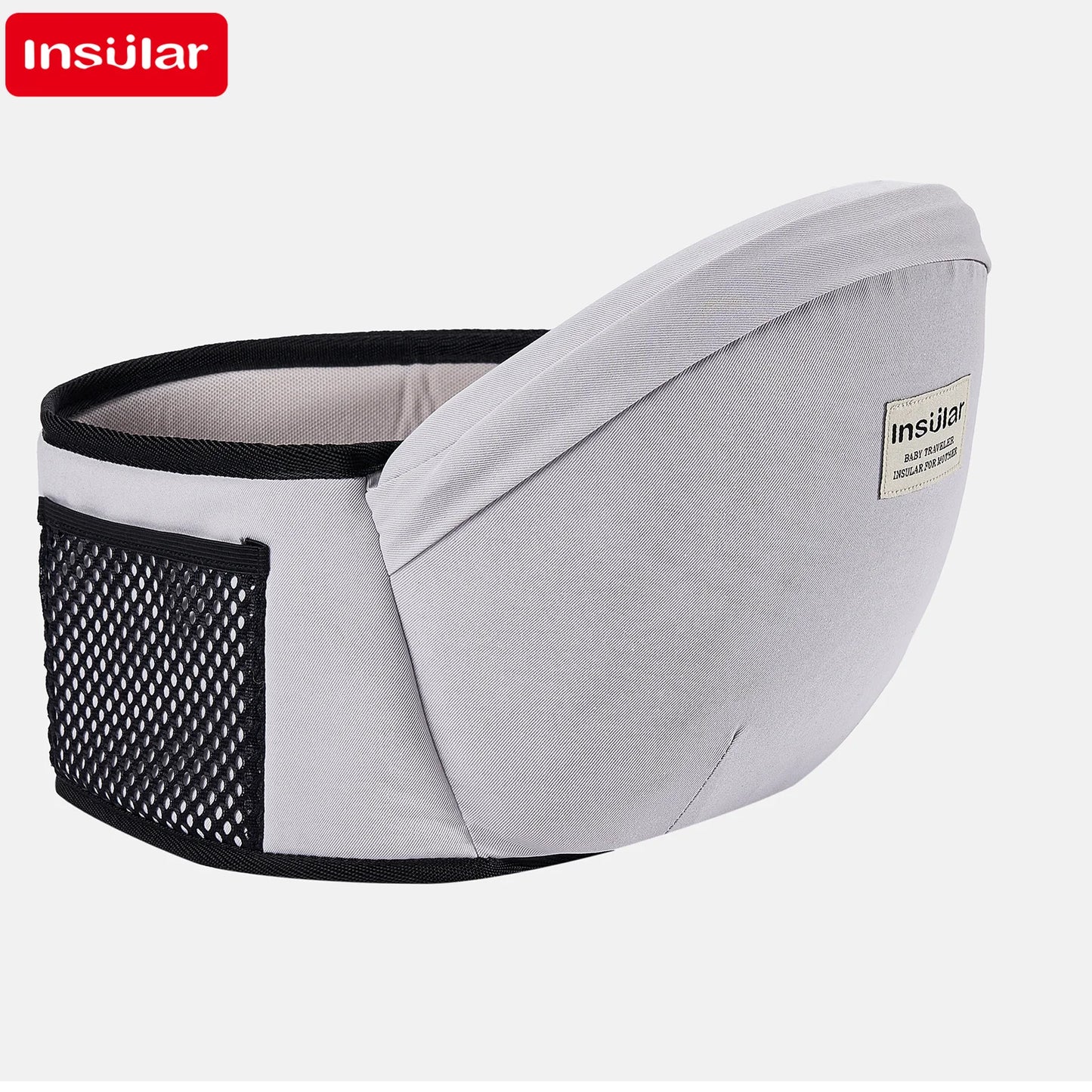 Ergonomische Baby Draagriem met Heupzitje ,Verstelbare Heupdrager & Rugsteun