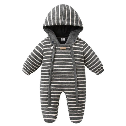 Dikke Katoenen Jumpsuit met Fluweelvoering