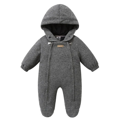 Dikke Katoenen Jumpsuit met Fluweelvoering