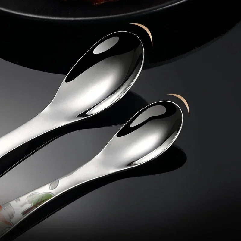 Kinderbestek Set – Vork & Lepel | Baby Voedingslepel, Dessertlepel & Trainingsbestek