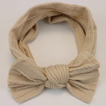 Set van 3 Baby Meisjes Haarbandjes – Strik Design | Elastisch & Comfortabel