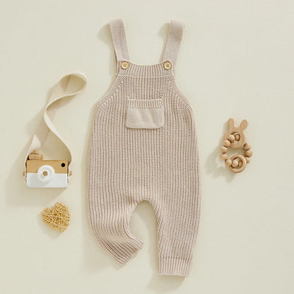 Gebreide Baby Jumpsuit met Zakje