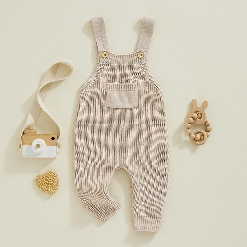 Gebreide Baby Jumpsuit met Zakje