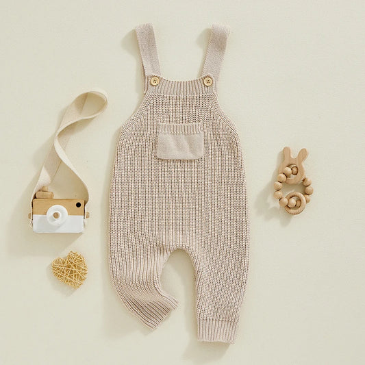 Gebreide Baby Jumpsuit met Zakje