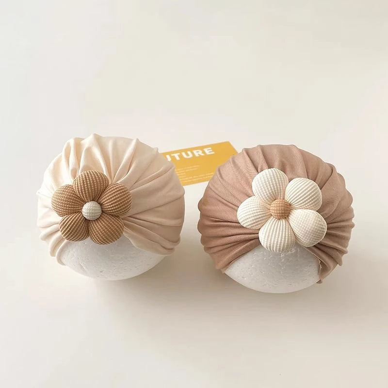 Baby Muts & Sokken Set – 2-delig, Met Bloem, Anti-Slip | Newborn & Peuter Meisjes